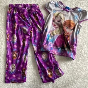 elsa and ana youth pajama set from disney